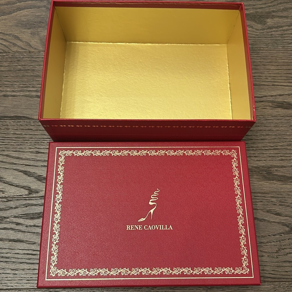 Empty Rene Caovilla Box View 2